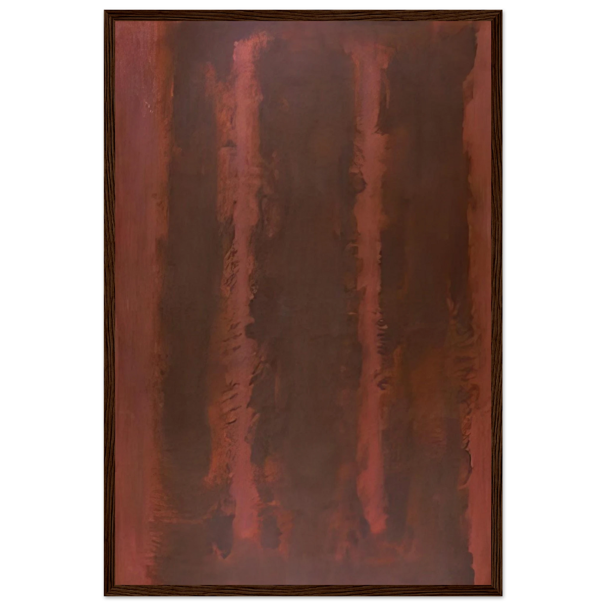 Black on Maroon - 1958 Framed Poster | Mark Rothko Framed Prints Wall Art | Rothko Prints