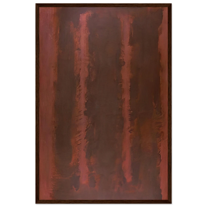 Black on Maroon - 1958 Framed Poster | Mark Rothko Framed Prints Wall Art | Rothko Prints
