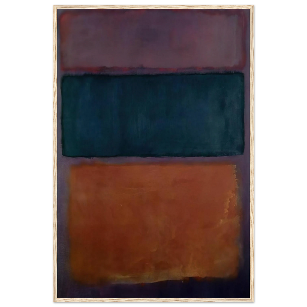 Untitled - 1963 Framed Poster | Mark Rothko Framed Prints Wall Art | Rothko Prints