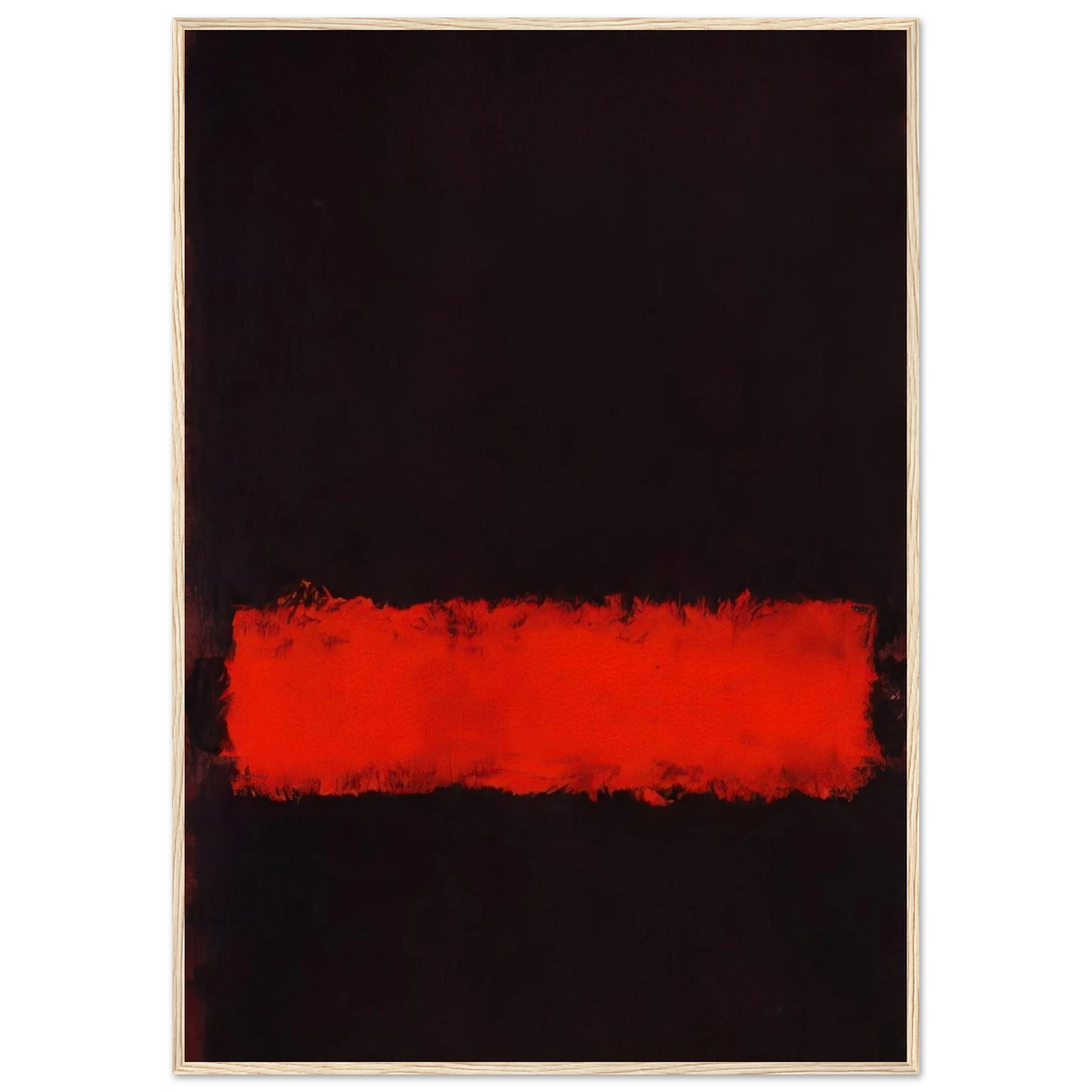 Black, Red and Black - 1968 Framed Poster | Mark Rothko Framed Prints Wall Art | Rothko Prints