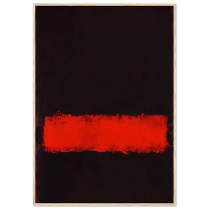 Black, Red and Black - 1968 Framed Poster | Mark Rothko Framed Prints Wall Art | Rothko Prints