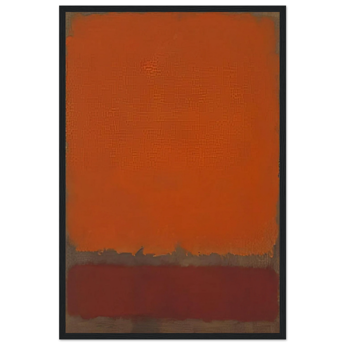 Ochre and Red on Red - 1962 Framed Poster | Mark Rothko Framed Prints Wall Art | Rothko Prints