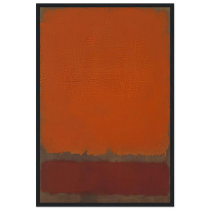 Ochre and Red on Red - 1962 Framed Poster | Mark Rothko Framed Prints Wall Art | Rothko Prints