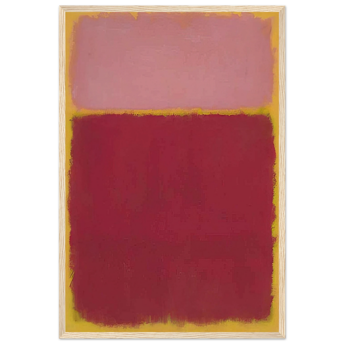 Untitled No. 17 - 1961 Framed Poster | Mark Rothko Framed Prints Wall Art | Rothko Prints