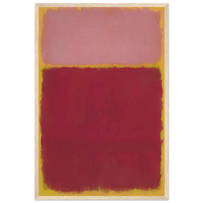 Untitled No. 17 - 1961 Framed Poster | Mark Rothko Framed Prints Wall Art | Rothko Prints