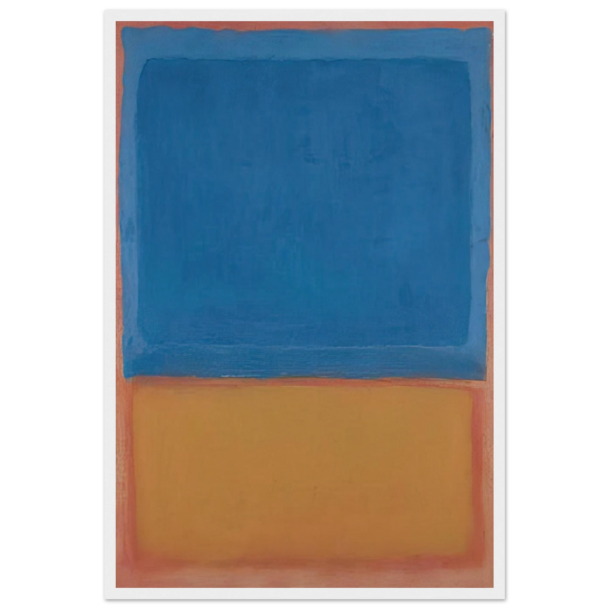 Untitled Red, Blue, Orange - 1955 Framed Poster | Mark Rothko Framed Prints Wall Art | Rothko Prints