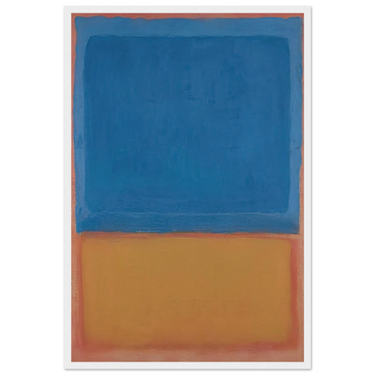 Untitled Red, Blue, Orange - 1955 Framed Poster | Mark Rothko Framed Prints Wall Art | Rothko Prints