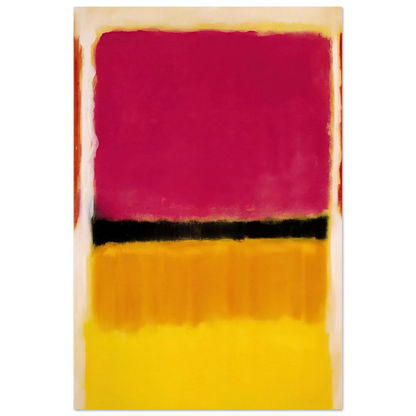 Violet, Black, Orange, Yellow on White and Red - 1949 Poster | Mark Rothko Poster | Rothko Prints