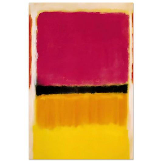 Violet, Black, Orange, Yellow on White and Red - 1949 Poster | Mark Rothko Poster | Rothko Prints