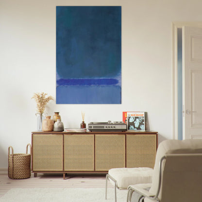 Untitled Green on Blue - 1968 Poster | Mark Rothko Poster | Rothko Prints