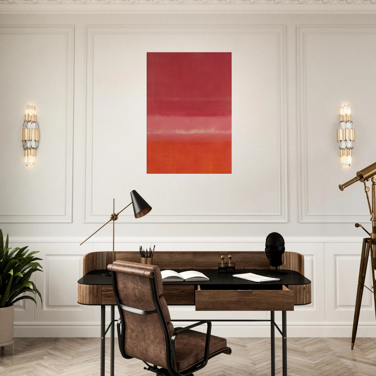 Untitled Red - 1956 Canvas | Mark Rothko Canvas | Rothko Prints