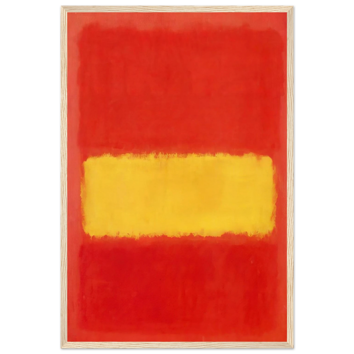 Yellow band - 1956 Framed Poster | Mark Rothko Framed Prints Wall Art | Rothko Prints
