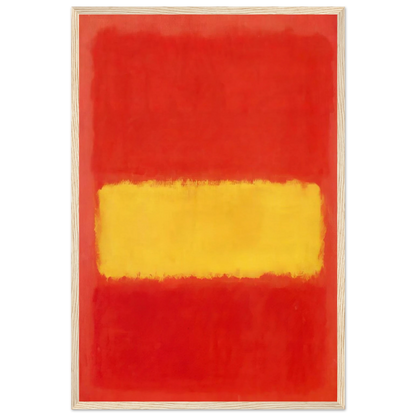 Yellow band - 1956 Framed Poster | Mark Rothko Framed Prints Wall Art | Rothko Prints