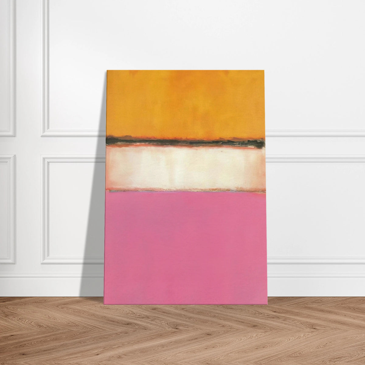 White Center Yellow, Pink and Lavender on Rose - 1950 Canvas | Mark Rothko Canvas | Rothko Prints