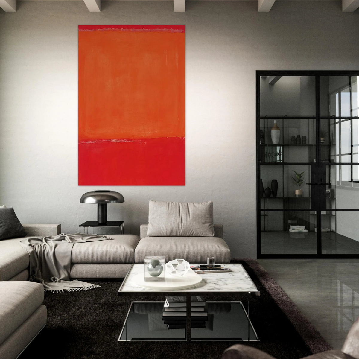 Ochre and Red on Red - 1957 Poster | Mark Rothko Poster | Rothko Prints