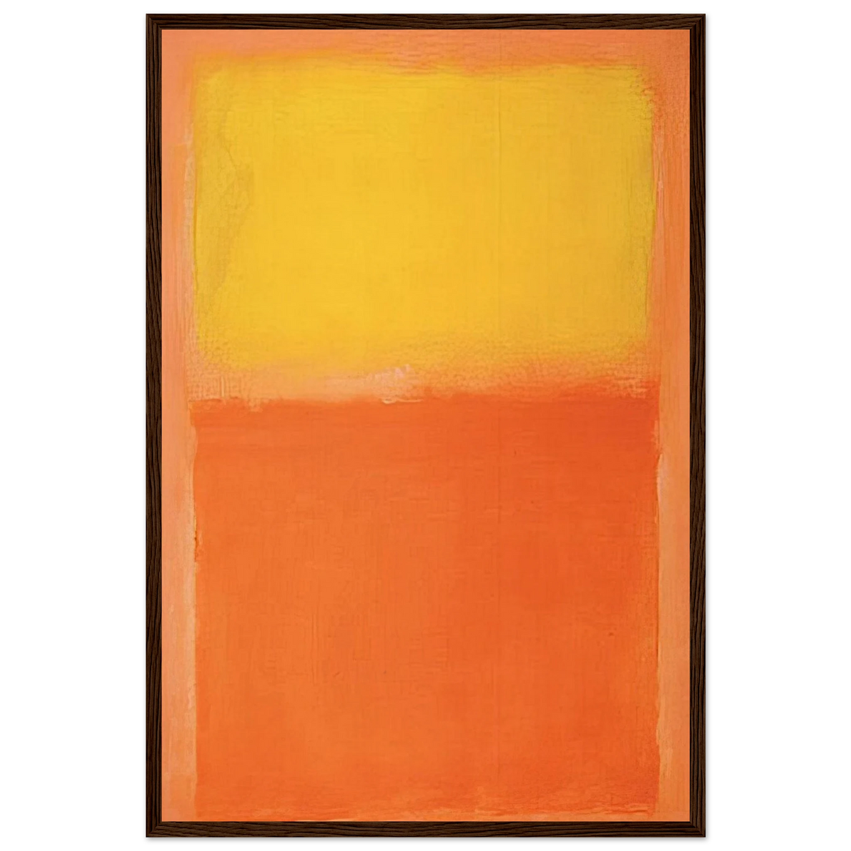 Orange and Yellow - 1956 Framed Poster | Mark Rothko Framed Prints Wall Art | Rothko Prints