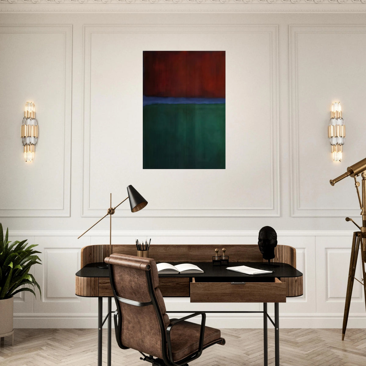 Earth and Green - 1955 Canvas | Mark Rothko Canvas | Rothko Prints