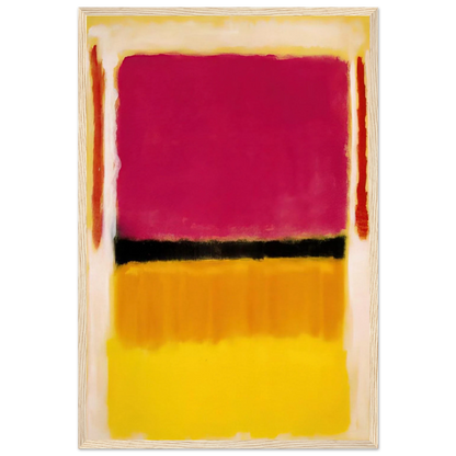 Violet, Black, Orange, Yellow on White and Red - 1949 Framed Poster | Mark Rothko Framed Prints Wall Art | Rothko Prints
