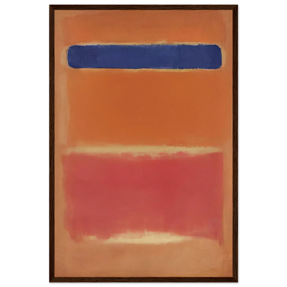 Blue Over Red - 1953 Framed Poster | Mark Rothko Framed Prints Wall Art | Rothko Prints