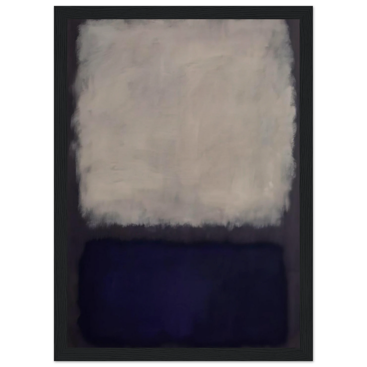 Blue and gray - 1962 Framed Poster | Mark Rothko Framed Prints Wall Art | Rothko Prints