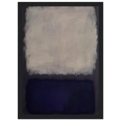 Blue and gray - 1962 Framed Poster | Mark Rothko Framed Prints Wall Art | Rothko Prints