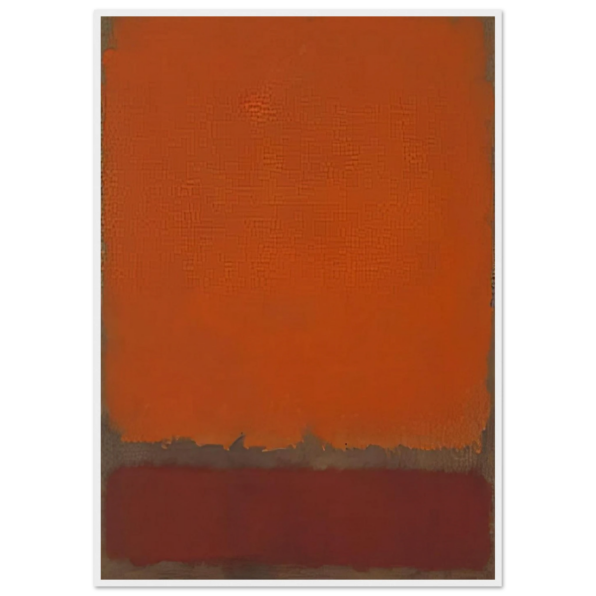 Ochre and Red on Red - 1962 Framed Poster | Mark Rothko Framed Prints Wall Art | Rothko Prints