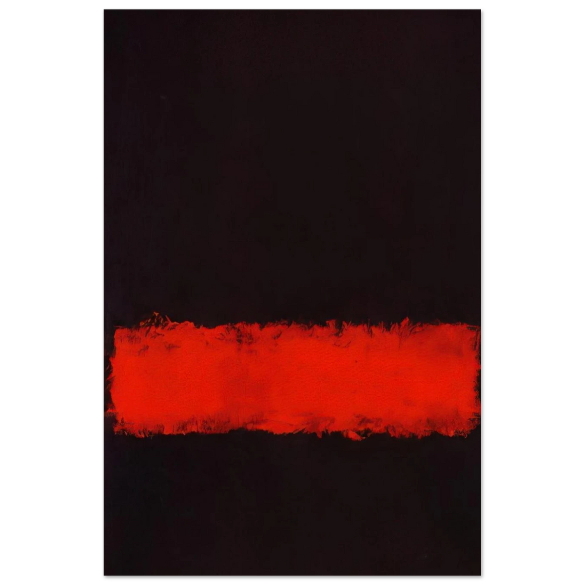 Black, Red and Black - 1968 Poster | Mark Rothko Poster | Rothko Prints