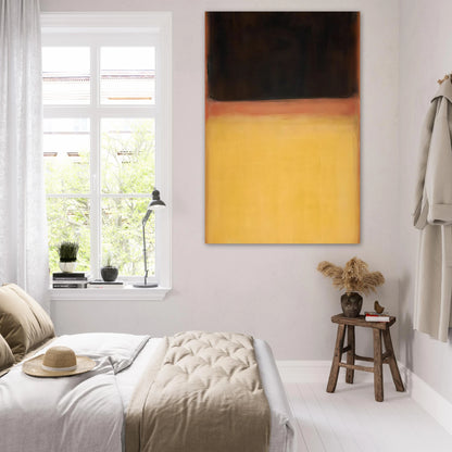 No.9 Dark over Light Earth - 1954 Poster | Mark Rothko Poster | Rothko Prints