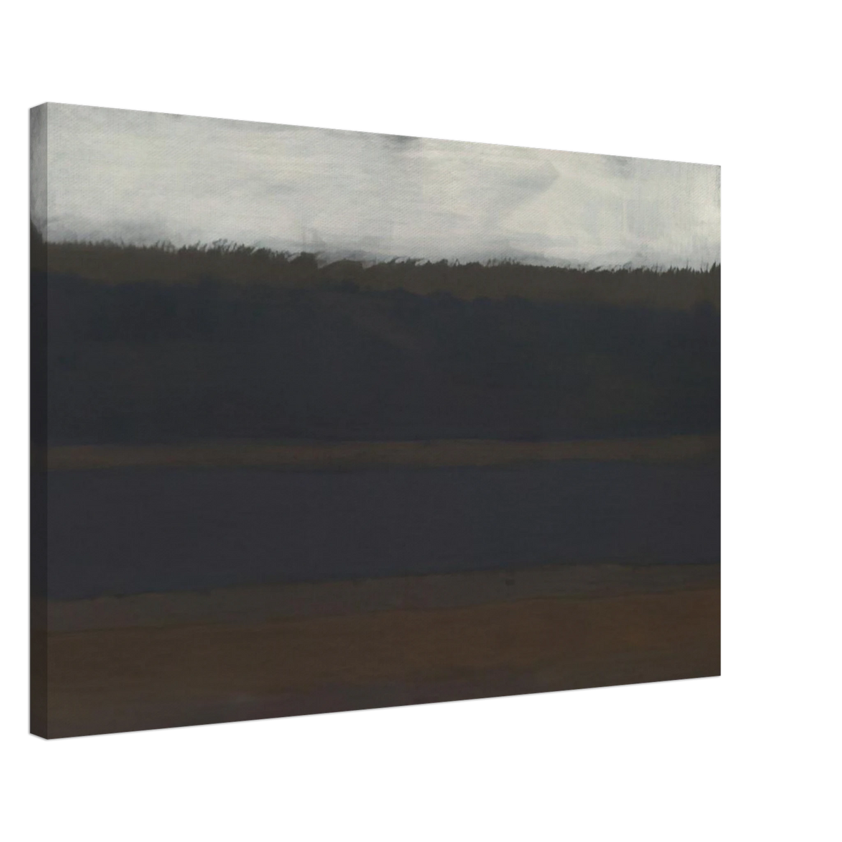 No. 14 Horizontals, White over Darks - 1961 Canvas | Mark Rothko Canvas | Rothko Prints