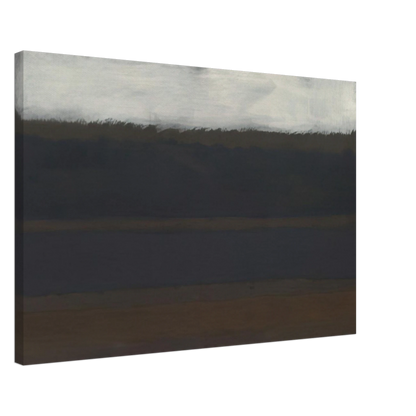 No. 14 Horizontals, White over Darks - 1961 Canvas | Mark Rothko Canvas | Rothko Prints