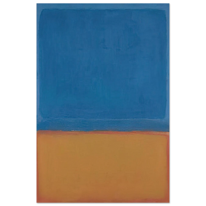 Untitled Red, Blue, Orange - 1955 Poster | Mark Rothko Poster | Rothko Prints