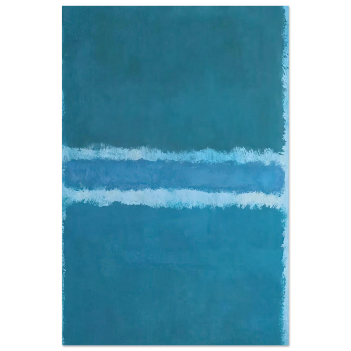 Untitled Blue Divided by Blue - 1966 Poster | Mark Rothko Poster | Rothko Prints