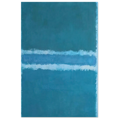 Untitled Blue Divided by Blue - 1966 Poster | Mark Rothko Poster | Rothko Prints