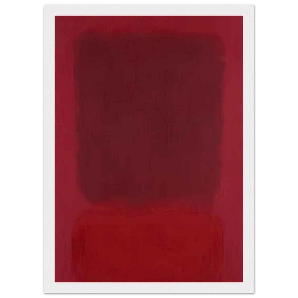 Red and Brown - 1957 Framed Poster | Mark Rothko Framed Prints Wall Art | Rothko Prints