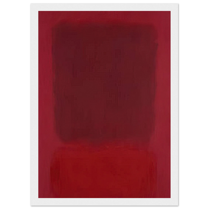 Red and Brown - 1957 Framed Poster | Mark Rothko Framed Prints Wall Art | Rothko Prints