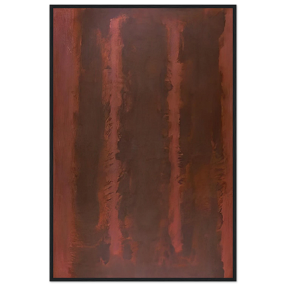 Black on Maroon - 1958 Framed Poster | Mark Rothko Framed Prints Wall Art | Rothko Prints