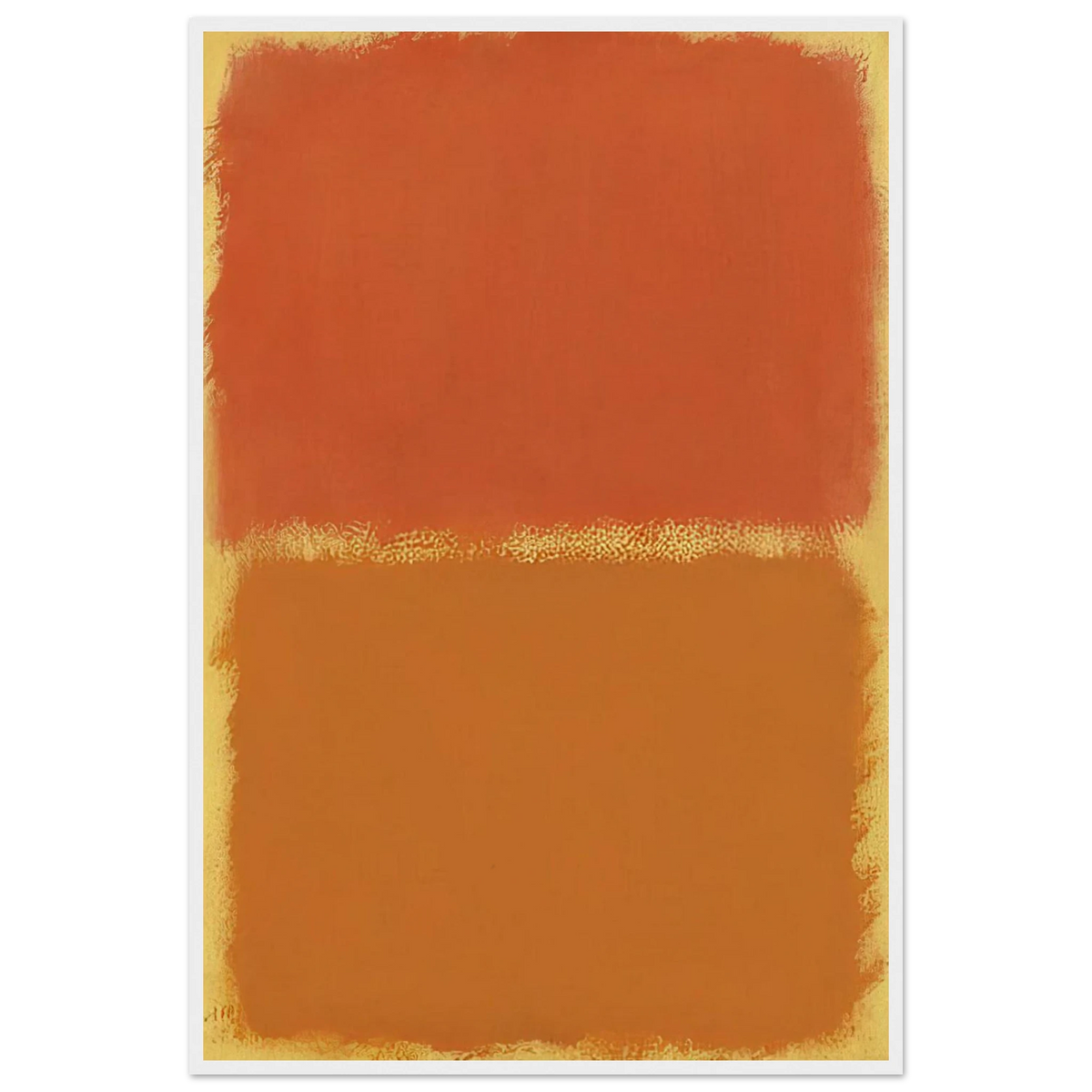 Orange, Red, Orange - 1961 Framed Poster | Mark Rothko Framed Prints Wall Art | Rothko Prints