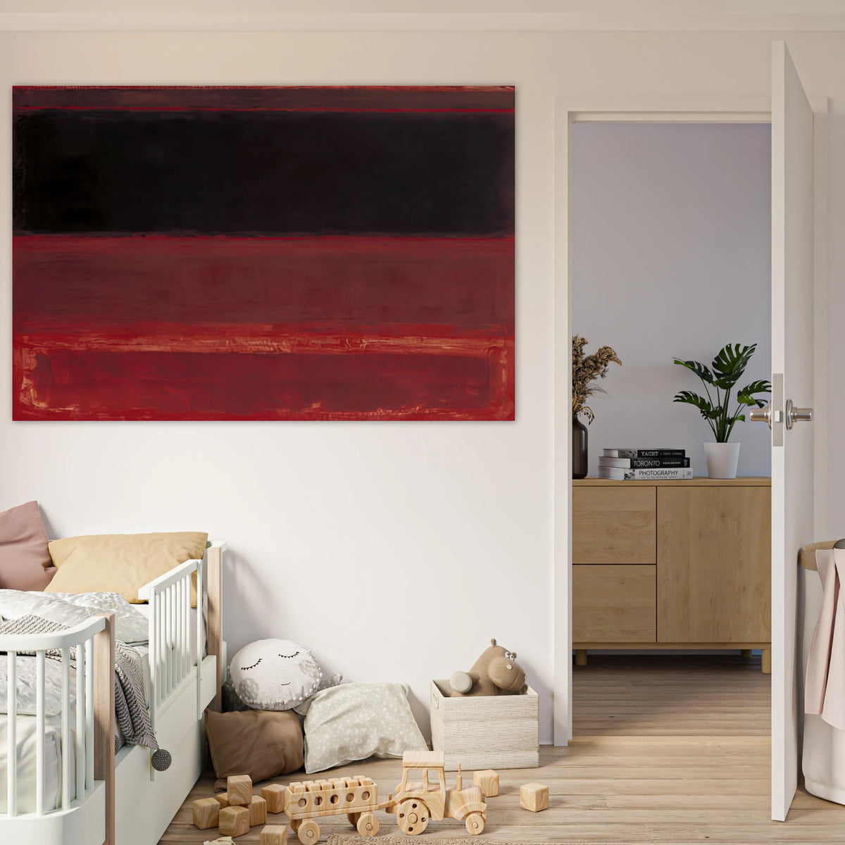 Four Darks in Red - 1958 Poster | Mark Rothko Poster | Rothko Prints