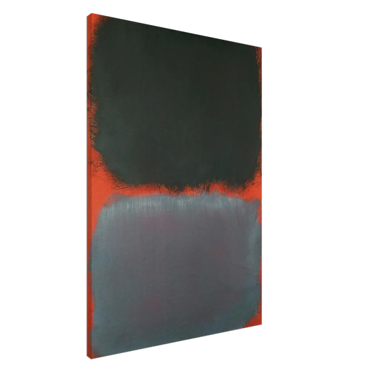 Untitled Gray, Gray on Red - 1968 Canvas | Mark Rothko Canvas | Rothko Prints