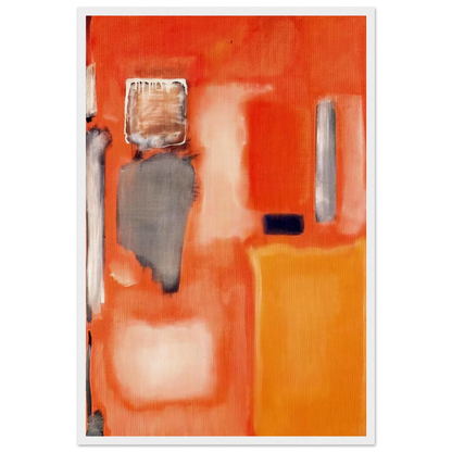 No. 19 - 1949 Framed Poster | Mark Rothko Framed Prints Wall Art | Rothko Prints