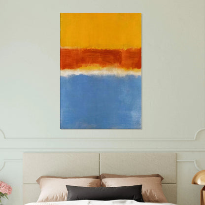 Untitled Yellow, Red and Blue - 1953 Canvas | Mark Rothko Canvas | Rothko Prints
