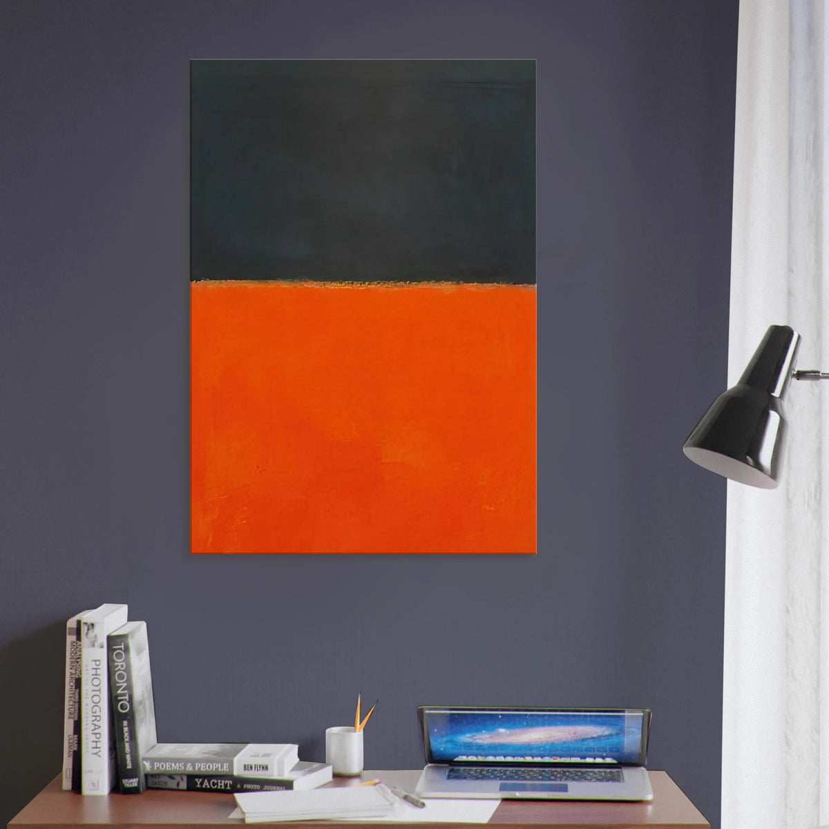 Green and Tangerine on Red - 1956 Canvas | Mark Rothko Canvas | Rothko Prints