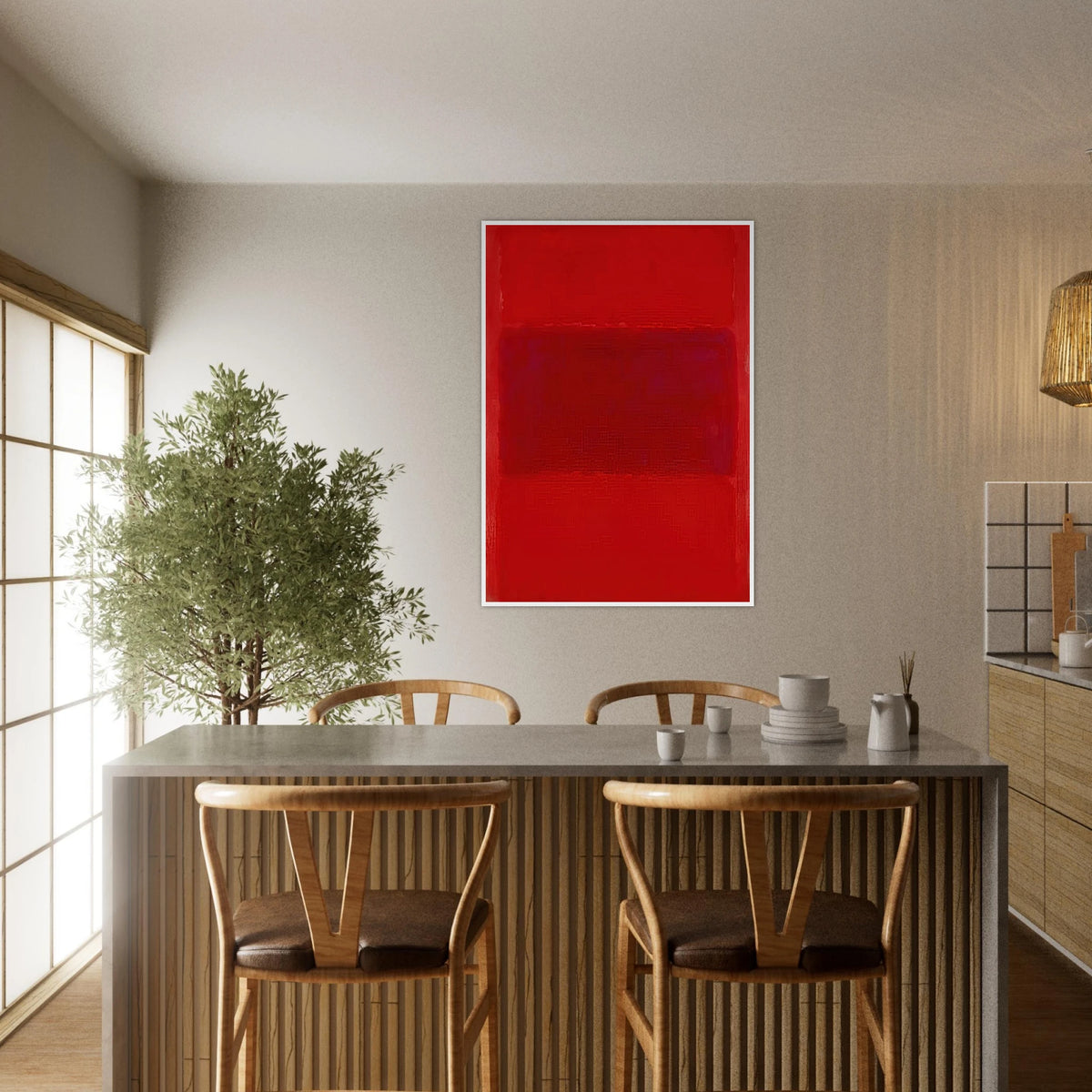 No.301 - 1959 Framed Poster | Mark Rothko Framed Prints Wall Art | Rothko Prints