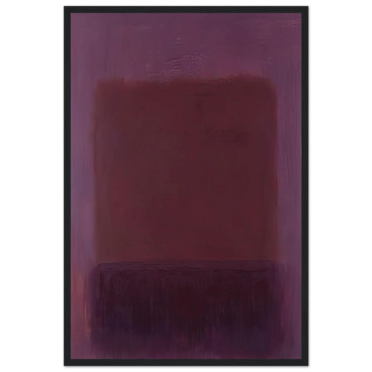 Purple Brown - 1957 Framed Poster | Mark Rothko Framed Prints Wall Art | Rothko Prints