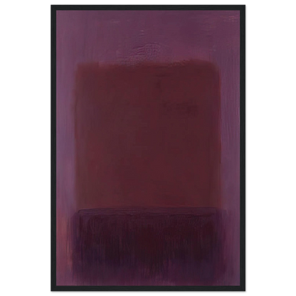 Purple Brown - 1957 Framed Poster | Mark Rothko Framed Prints Wall Art | Rothko Prints