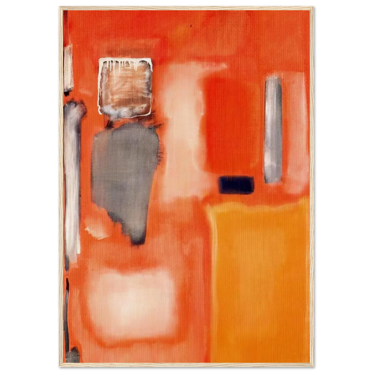 No. 19 - 1949 Framed Poster | Mark Rothko Framed Prints Wall Art | Rothko Prints
