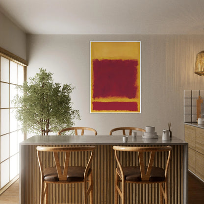 Composition - 1958 Framed Poster | Mark Rothko Framed Prints Wall Art | Rothko Prints