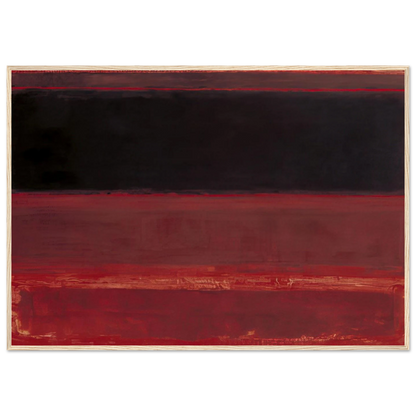 Four Darks in Red - 1958 Framed Poster | Mark Rothko Framed Prints Wall Art | Rothko Prints