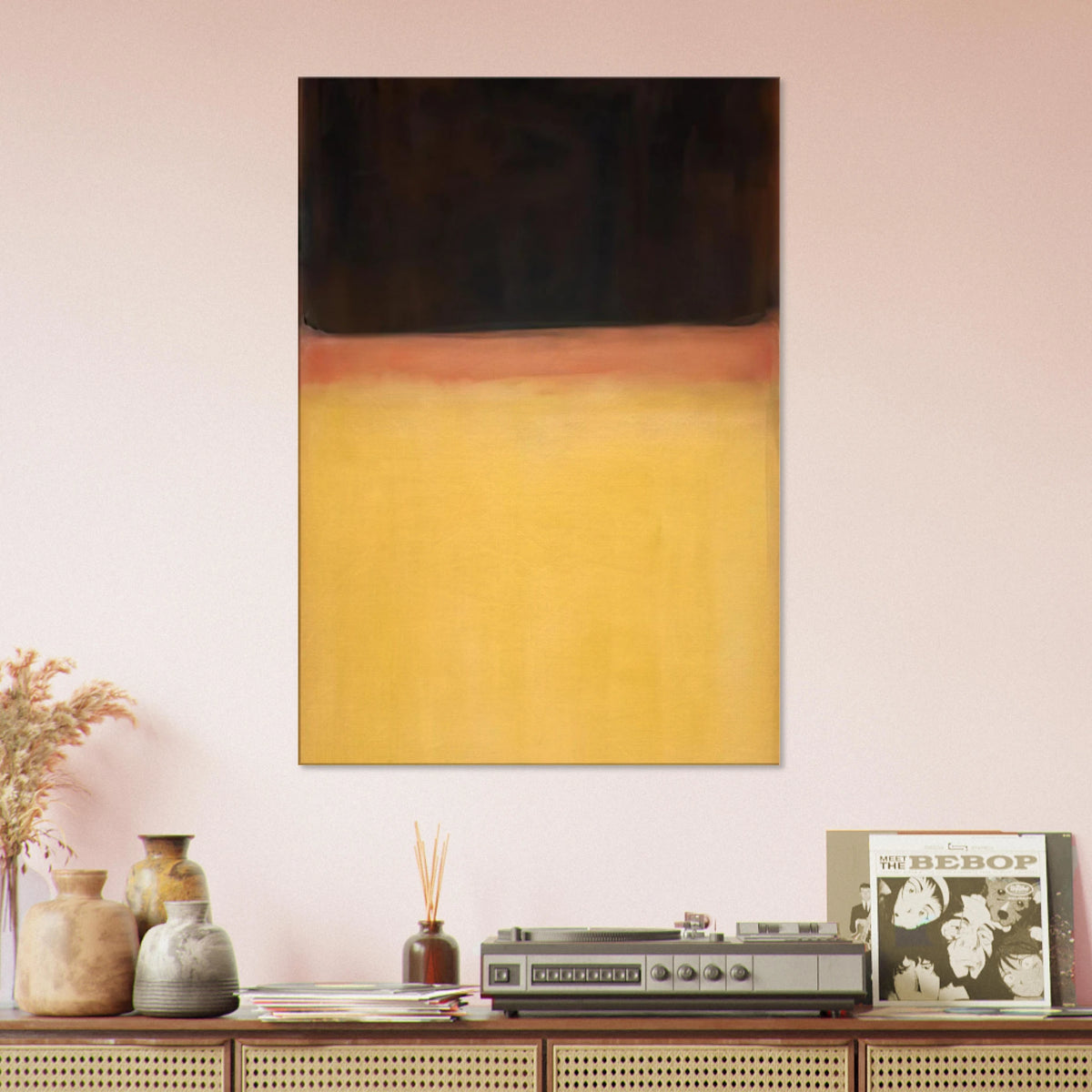 No.9 Dark over Light Earth - 1954 Canvas | Mark Rothko Canvas | Rothko Prints