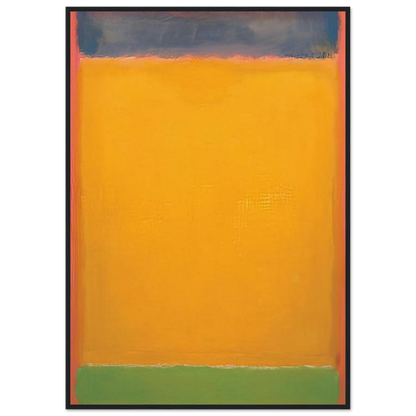 United Blue, Yellow, Green on Red - 1954 Framed Poster | Mark Rothko Framed Prints Wall Art | Rothko Prints
